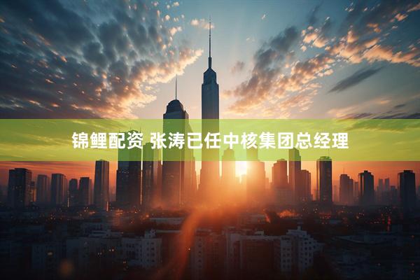 锦鲤配资 张涛已任中核集团总经理