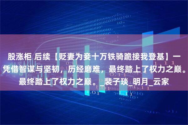 股涨柜 后续【贬妻为妾十万铁骑跪接我登基】一位被贬为妾的女子，凭借智谋与坚韧，历经磨难，最终踏上了权力之巅。_裴子琰_明月_云家