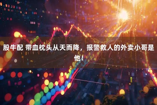 股牛配 带血枕头从天而降，报警救人的外卖小哥是他！