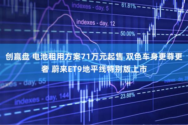 创赢盘 电池租用方案71万元起售 双色车身更尊更奢 蔚来ET9地平线特别版上市